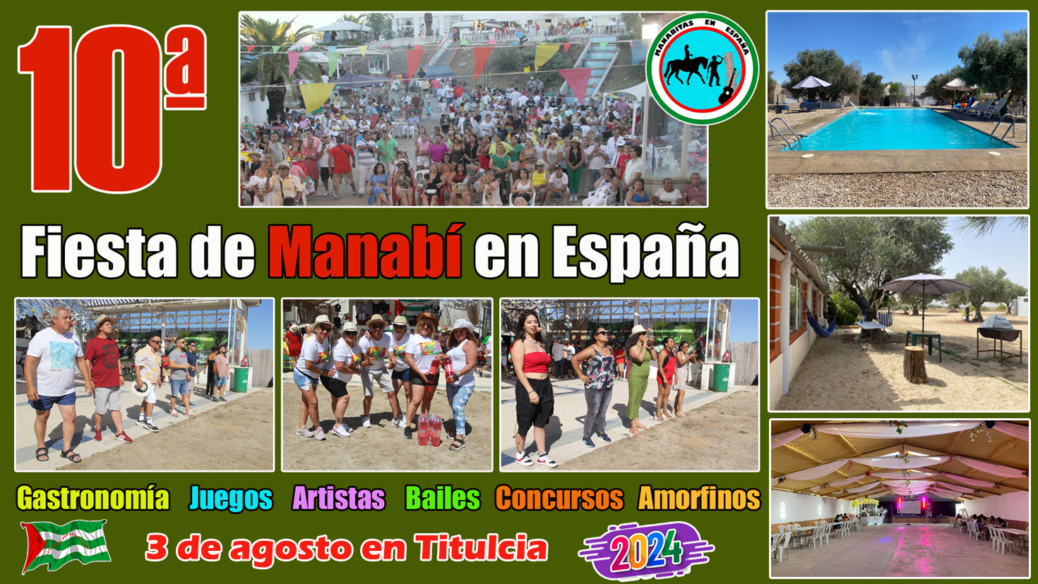 La 10ª Fiesta de Manabí en España será el 3 de agosto